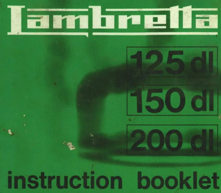 Lambretta Dl125 150 200 Manual