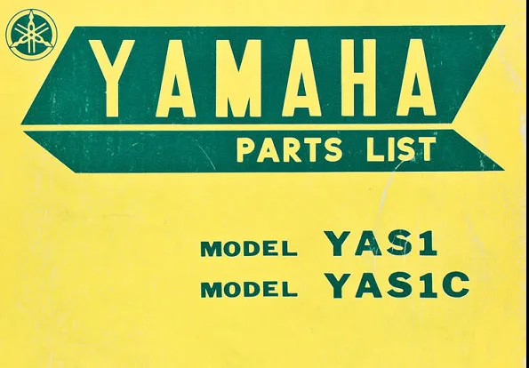 Yamaha As1 As1c Parts Catalogue